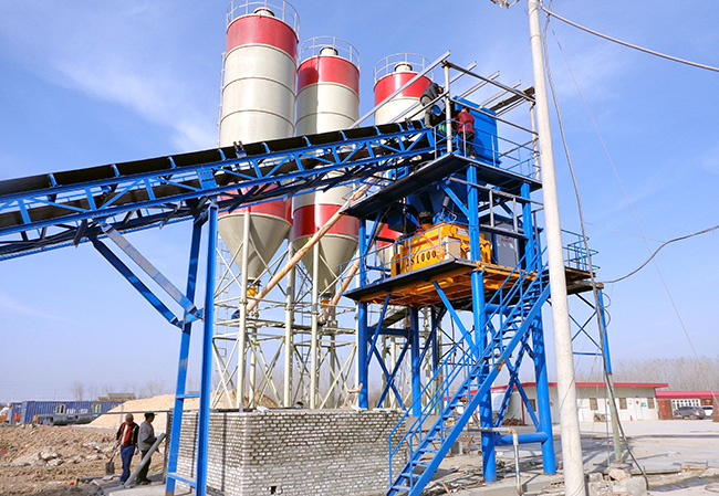 農村投資建設一套小型攪拌站多少錢？